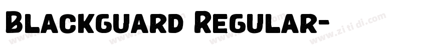 Blackguard Regular字体转换 Blackguard Regular字体转换
